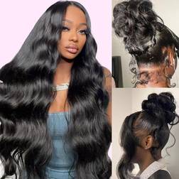 Annarily 360 Body Wave Lace Front Wig 26 inch Natural