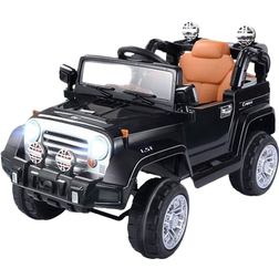 Costway Ride On Truck with RC Remote & LED Lights 12V