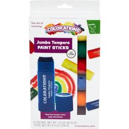 Colorations Jumbo Tempera Paint Sticks 12-pack