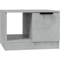 vidaXL Engineered Wood Concrete Grey Sofabord 50x50cm