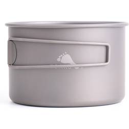 Toaks 550 titanium bowloutdoor folding handle camping cookware 550ml
