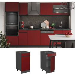 VICCO R-Line Modular Kitchen Drawer Base Sideboard 40cm Anthracite