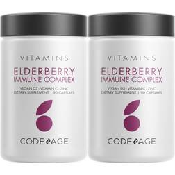 Codeage Organic Black Elderberry Supplement 2Pack 90