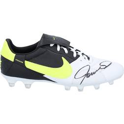 Nike Fernando Torres Chelsea Autographed Premier Black and White Cleat