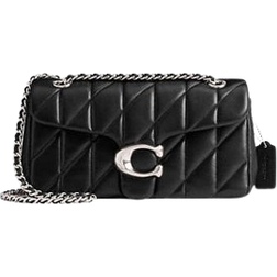 Coach Tabby Shoulder Bag 26 With Quilting - Nappa Leather/Silver/Black