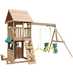 Kidkraft Windale Wooden Slide & Swing Set