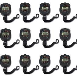 Pgzsy 12 Pack Multi-Function Electronic Digital Sport Stopwatch Timer