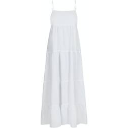 Neo Noir Haily Linen Dress - White