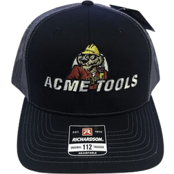 Acme Tools Classic Trucker Style Richardson Ball Cap - Black/Gray