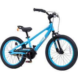 RoyalBaby EZ Easy Learn Balancing to Biking 18" Balance and Pedal Bicycle - Blue Kids Bike