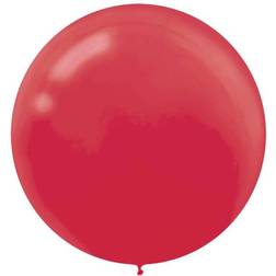 Amscan Latex Balloons Apple Red 4-pack
