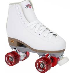 Sure-Grip Indoor Roller Skates - Clear Red