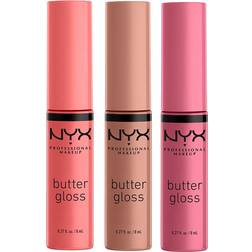 NYX Professional Makeup Butter Gloss 3-pack