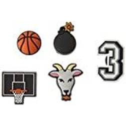 Crocs Jibbitz Basketball Star Charms (5-Pack) One size