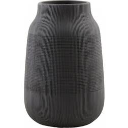 House Doctor Groove Black Vase 22cm