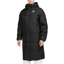 Nike Sportswear Classic Puffer Women's Therma-FIT Loose Hooded Parka - Black/White