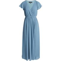 Lulus Lost in the Moment Maxi Dress - Slate Blue