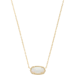 Kendra Scott Elisa Pendant Necklace - Gold/Opal