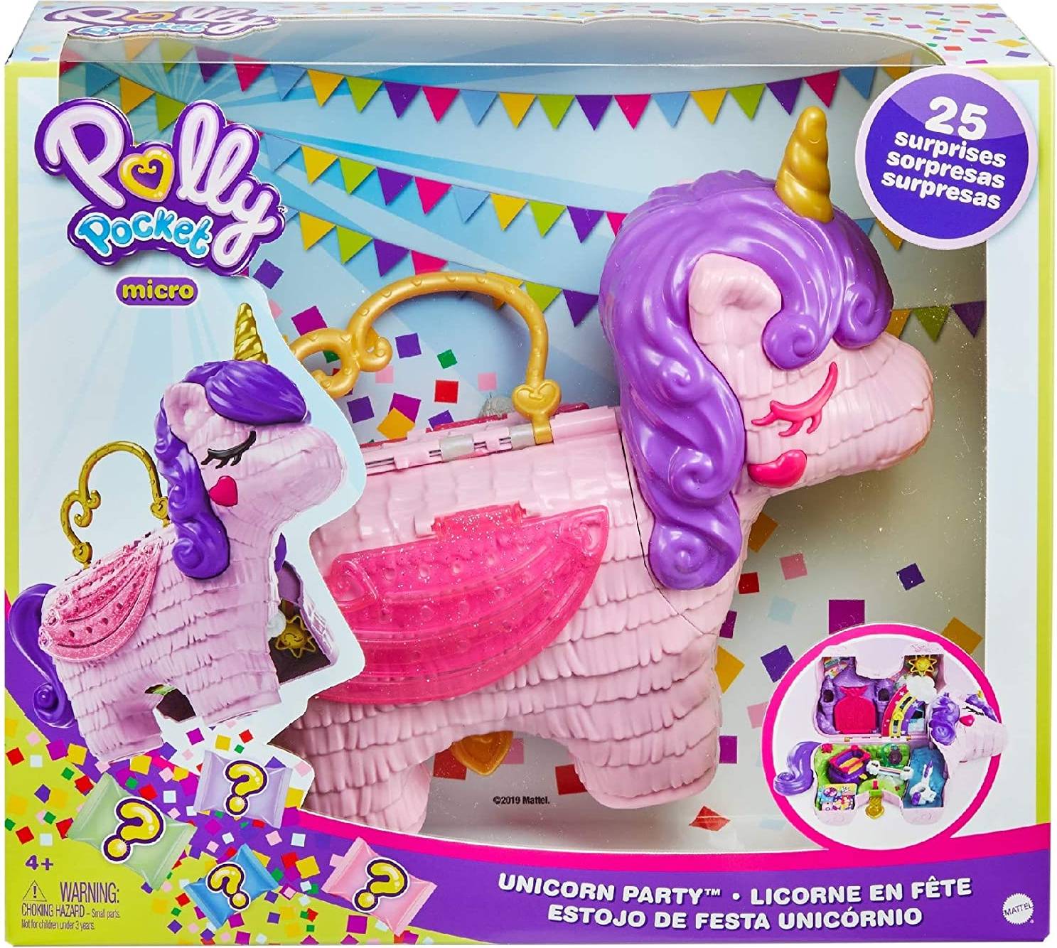 Polly Pocket Unicorn Party Playset 