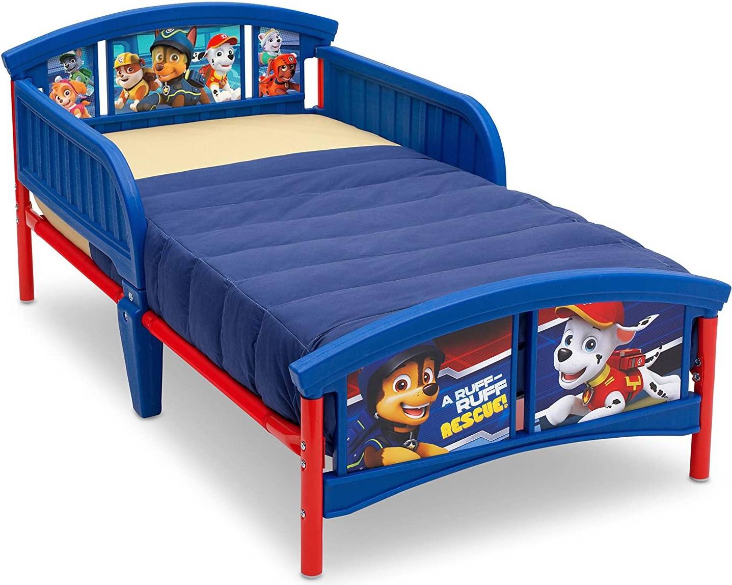 Marvel Spider-Man  with Twinkle Stars Crib & Toddler Mattress Delta Children Plastic Toddler Bed 