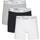Calvin Klein Cotton Stretch Boxers 3-pack - Black/White/Grey Heather