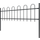 vidaXL Garden Fence with Hoop Top 334.6x43.3"
