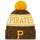 New Era Pittsburgh Pirates Banner Cuffed Knit Beanies with Pom