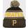 New Era Pittsburgh Pirates Preschool Marl Cuffed Knit Beanie with Pom
