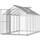 OutSunny Walk-In Greenhouse 10x6ft Aluminum Polycarbonate