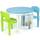 Humble Crew Kids 2 in 1 Round Activity Table & 2 Chair Set with 100pcs