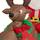 GlitzHome Inflatable Decorations Santa Sleigh Lighted Christmas