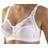 Miss Mary Squares & Lace Soft Cup Bra - White