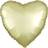 Amscan Foil Ballon Standard Satin Luxe Pastel Heart Yellow