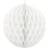 PartyDeco Honeycomb Ball 10cm White