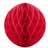PartyDeco Honeycomb Ball 30cm Red
