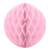 PartyDeco Honeycomb Ball 30cm Light Pink
