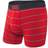 Saxx Vibe Boxer Brief - Red Shallow Stripe