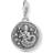 Thomas Sabo Charm Club Zodiac Sign Aquarius Charm Pendant - Silver/White