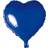 Hisab Joker Foil Ballon Heart Blue