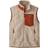 Patagonia Classic Retro X Fleece Vest - Natural w/Barn Red