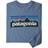 Patagonia Long-Sleeved P-6 Logo Responsibili-T-shirt - Pigeon Blue