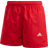 adidas Boy's Classic Badge of Sport Swim Shorts - Scarlet (GE2048)