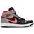 Nike Air Jordan 1 Mid - Black/Hot Punch/Light Smoke Grey