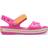 Crocs Kid's Crocband Sandal - Electric Pink/Cantaloupe