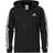 adidas Essentials French Terry 3-Stripes Full-Zip Hoodie - Black/White