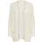 Only Lesly Open Knitted Cardigan - White/Whitecap Grey