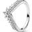 Pandora Princess Wishbone Ring - Silver/Transparent