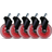 Gear4U Rush Gaming Chair Casters (5 Pieces) - Red