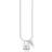 Thomas Sabo Lock with Key Necklace - Silver/Transparent