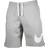 Nike Sportswear Club Men's Graphic Shorts - Dark Grey Heather/White